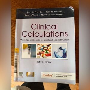 Clinical Calculations Textbook
